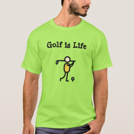 Camiseta básica para hombre | El golf es vida