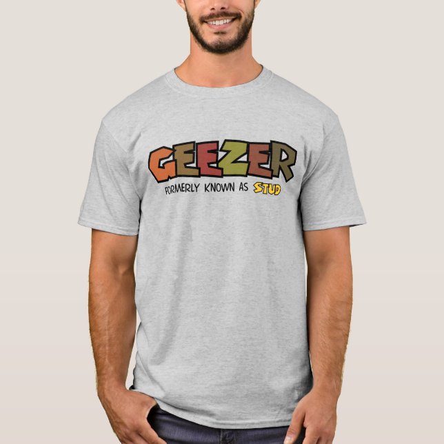 Camiseta básica para hombre Geezer (Anverso)