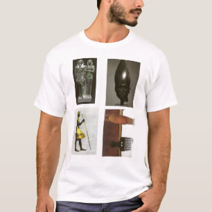 Camiseta básica para hombre HISTORIA DE ÁFRICA NEG