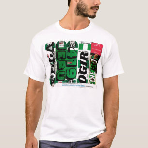 Camiseta básica para hombre JMT NIGERIA MERCH