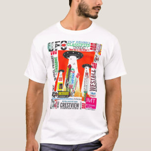 Camiseta básica para hombre JMT UFO / CHOPPER