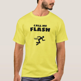Camiseta básica para hombre | Llame a Flash