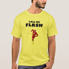Camiseta básica para hombre | Llame a Flash 2
