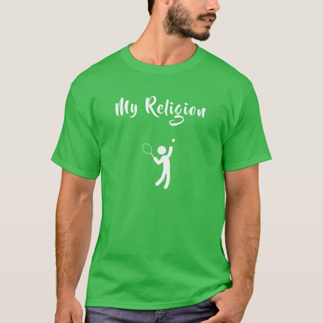 Camiseta básica para hombre | Mi religión (Anverso)