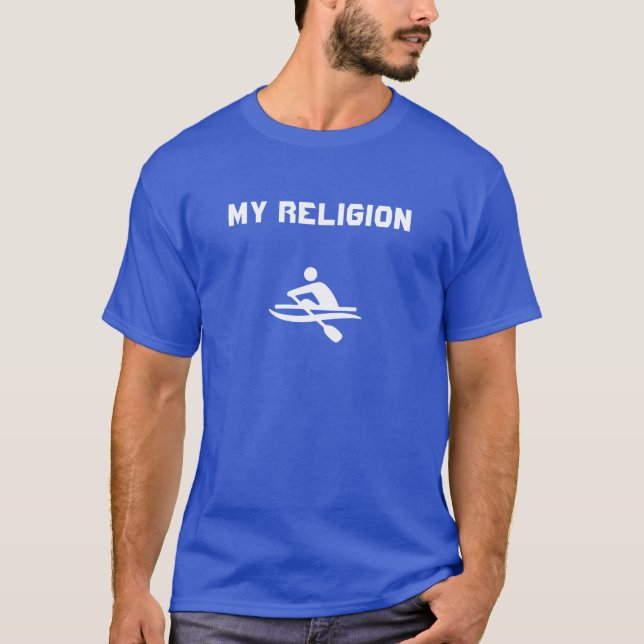 Camiseta básica para hombre | Mi religión (Anverso)