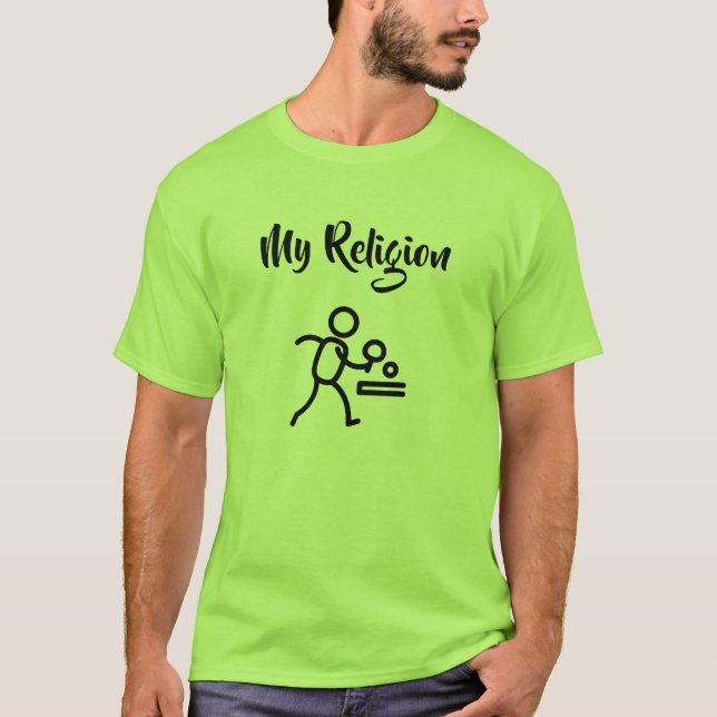 Camiseta básica para hombre | Mi religión 5 (Anverso)
