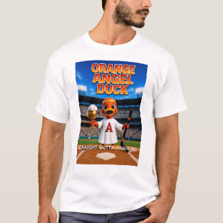 Camiseta básica para hombre ORANGE ANGEL DUCK