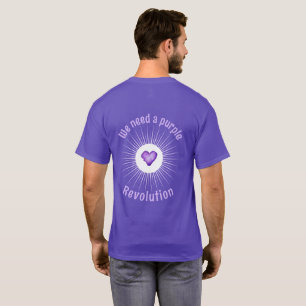 Camiseta básica para hombre Purple Revolution No K