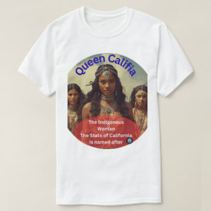 Camiseta básica para hombre Queen Califia