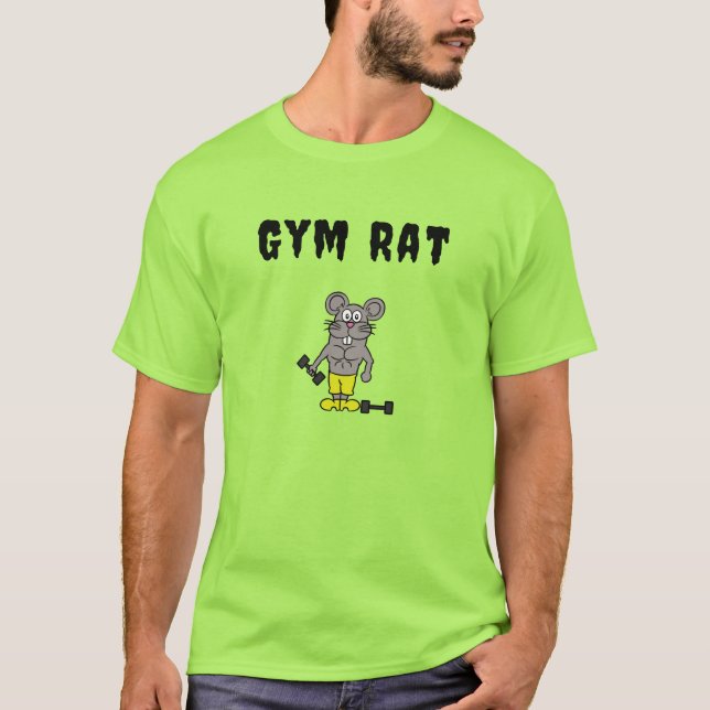 Camiseta básica para hombre | Rata gitana (Anverso)