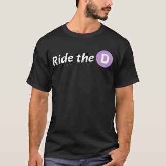 Camiseta básica para hombre Ride the D