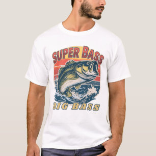 Camiseta básica para hombre Super Bass Gran Lubina