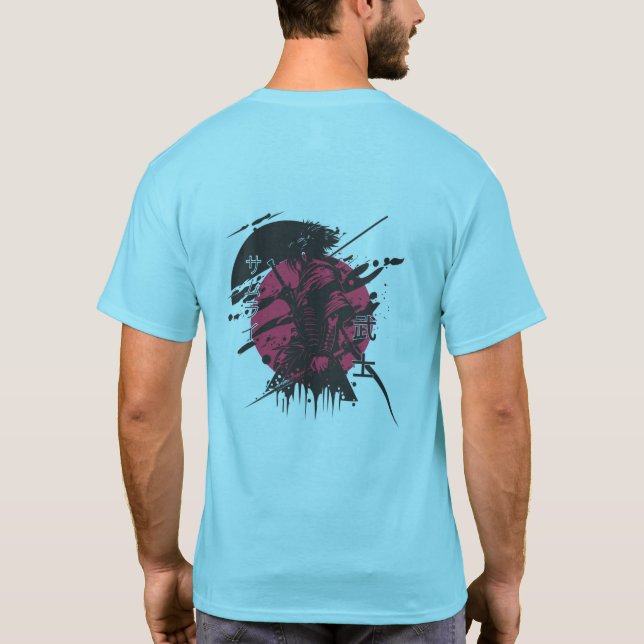 Camiseta básica para hombre teenova (Reverso)