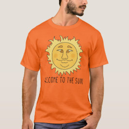 Camiseta básica para hombre Welcome Sun