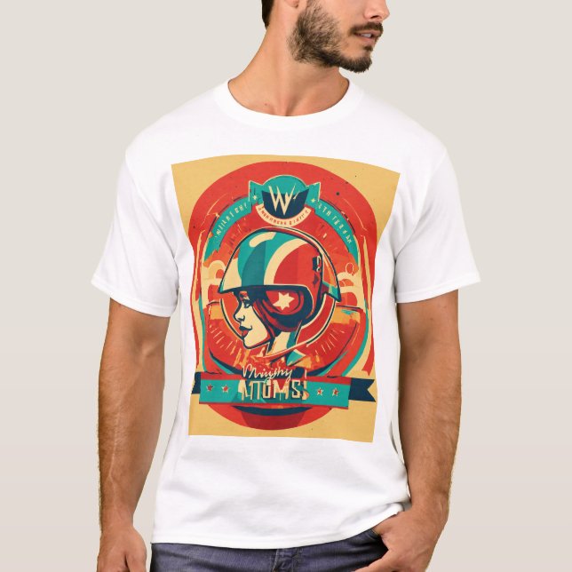 Camiseta básica para hombres (Anverso)