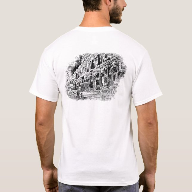 Camiseta básica para hombres (Reverso)
