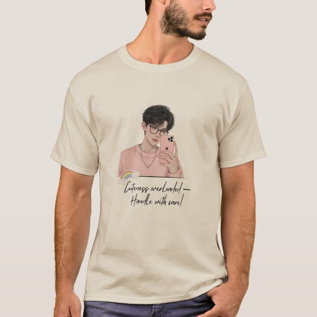 Camiseta básica para hombres (Anverso)