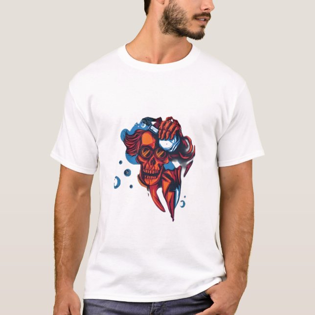 Camiseta básica para hombres (Anverso)