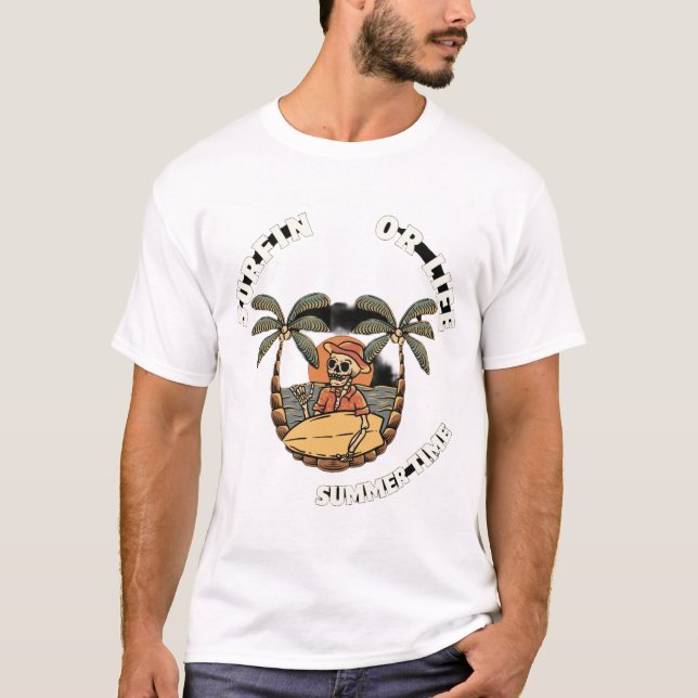 Camiseta básica para hombres (Anverso)
