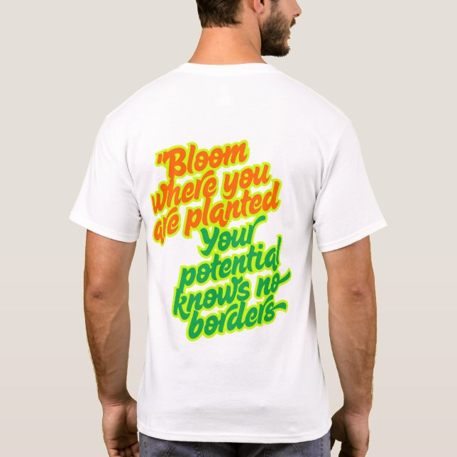 Camiseta básica para hombres (Reverso)