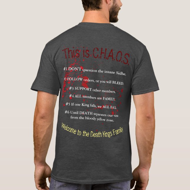 Camiseta básica para hombres (Reverso)
