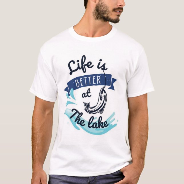 Camiseta básica para hombres (Anverso)