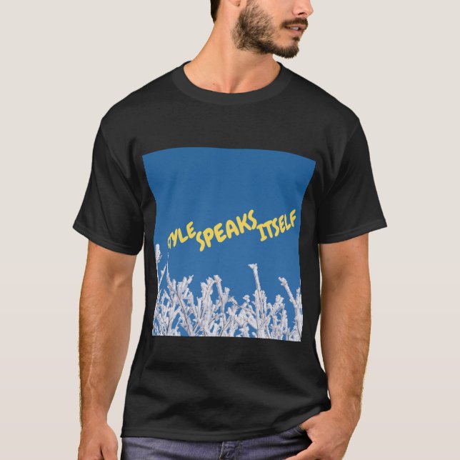 Camiseta básica para hombres (Anverso)