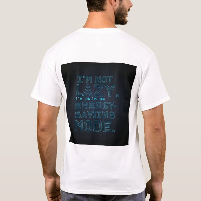 Camiseta básica para hombres (Reverso)