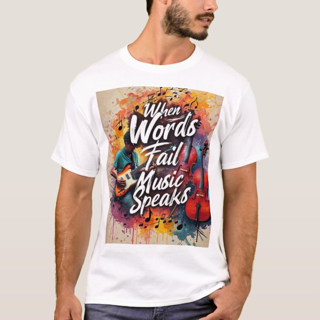 Camiseta básica para hombres (Anverso)