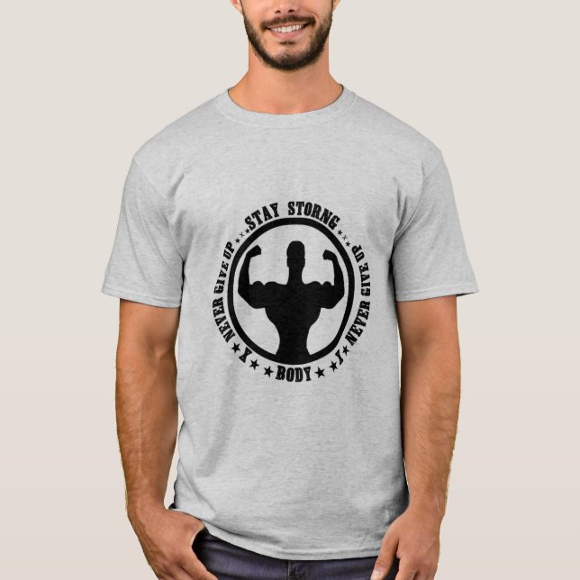 Camiseta básica para hombres (Anverso)