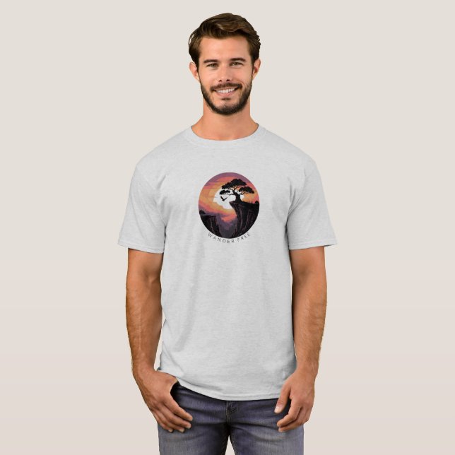 Camiseta básica para hombres (Anverso completo)