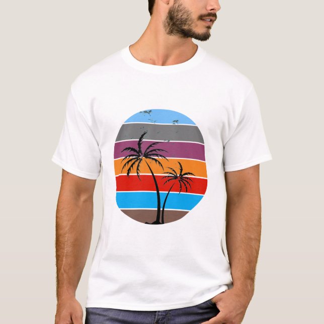 camiseta básica para hombres cazadores (Anverso)