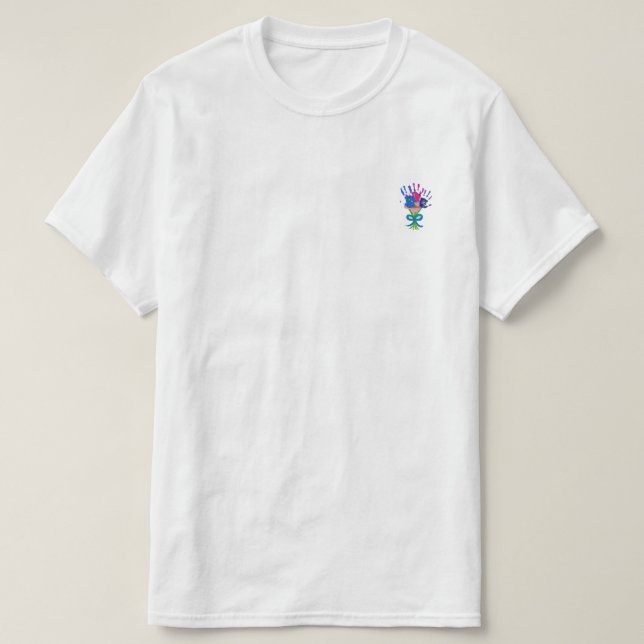 Camiseta básica para hombres de arte (Diseño del anverso)