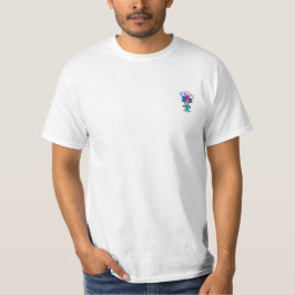 Camiseta básica para hombres de arte