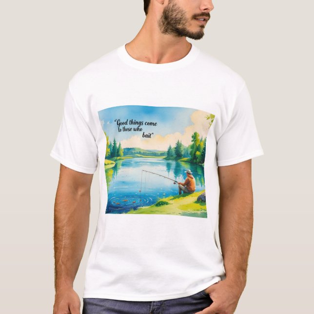 Camiseta básica para hombres - "Las cosas buenas v (Anverso)