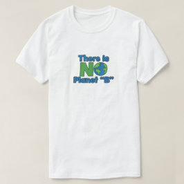 Camiseta básica para hombres sin planeta B