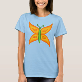 Camiseta básica para mariposa alienígena