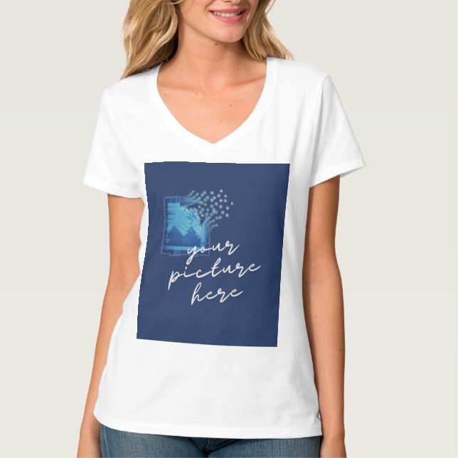 Camiseta básica para mujer (Anverso)