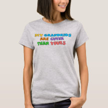 Camiseta básica para mujer con nietos más lindos
