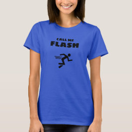 Camiseta básica para mujer | Llame a Flash