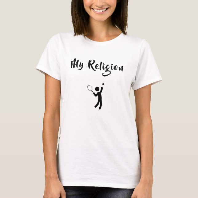 Camiseta básica para mujer | Mi religión (Anverso)