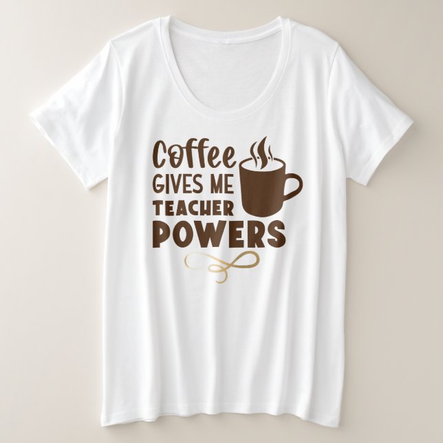 Camiseta básica para mujer talla plus (Anverso del diseño)