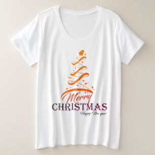 Camiseta básica para mujer talla plus Freefit 👚