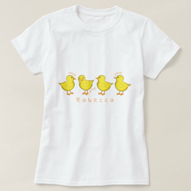 Camiseta básica para mujeres chicks (Diseño del anverso)