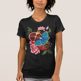 Camiseta básica para mujeres de Pomegranate y Luna