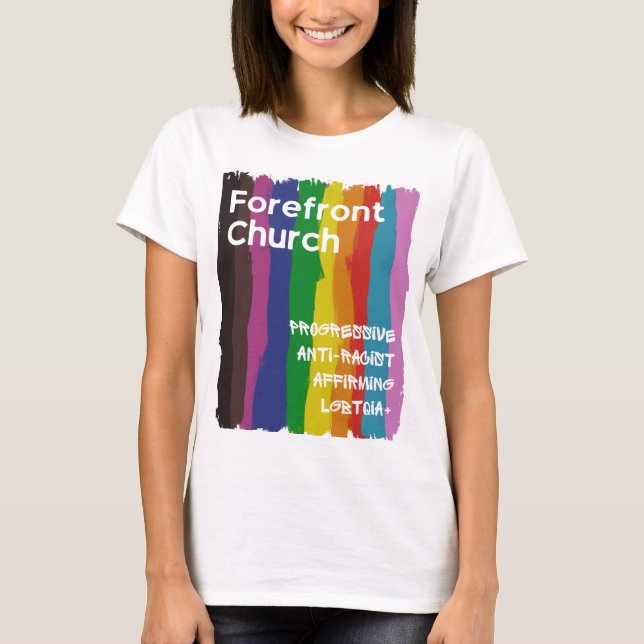 Camiseta básica para mujeres de vanguardia (Anverso)