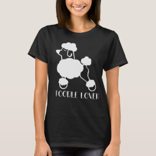 Camiseta básica para mujeres del caniche