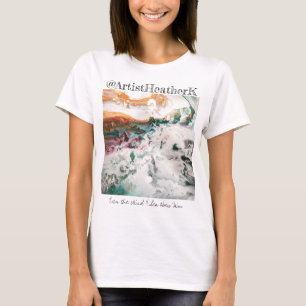 camiseta básica para mujeres - Incluso el viento