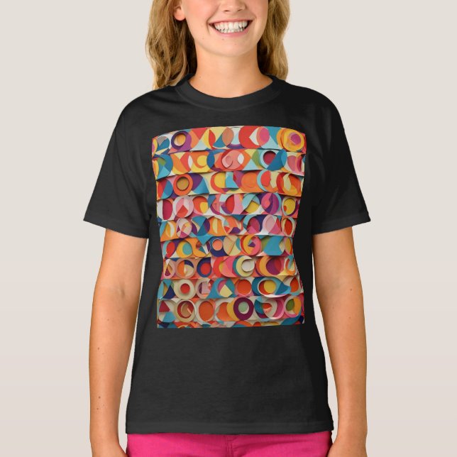 Camiseta básica para niña (Anverso)