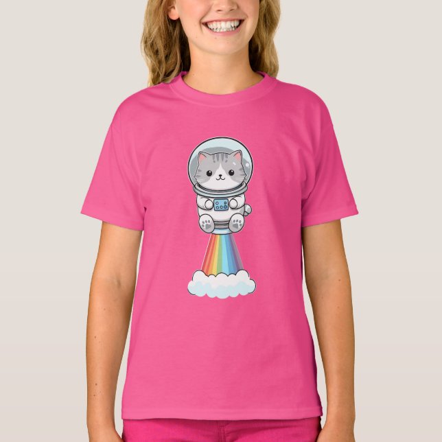 Camiseta básica para niñas (Anverso)